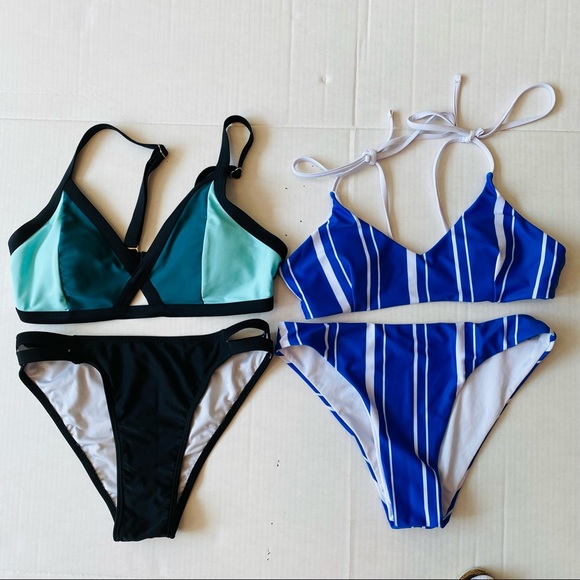 Cupshe 2 NWOT bikini bathing suits never worn size Small - Picture 1 of 12